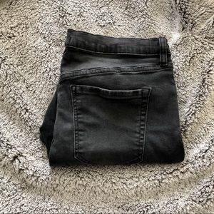 Free People Faded Black Jeans